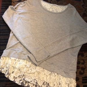 Hollister Long Sleeve Lace Top